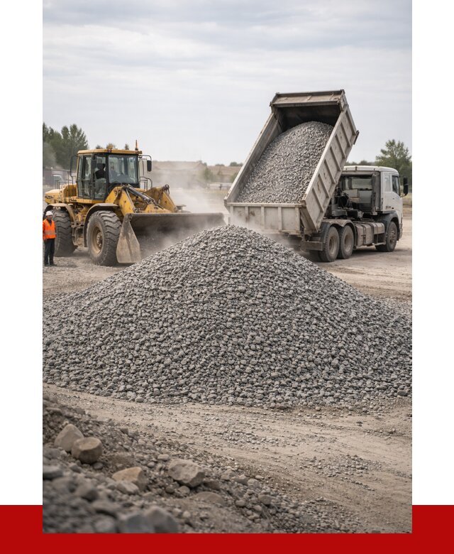 Купить щебень с доставкой в Новосибирске от 2542 руб. | ПРОНЕРУДНвс