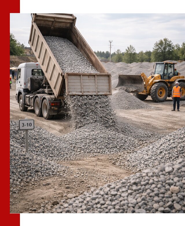 Гранитный щебень фракции 3–10: доставка и продажа в Новосибирске