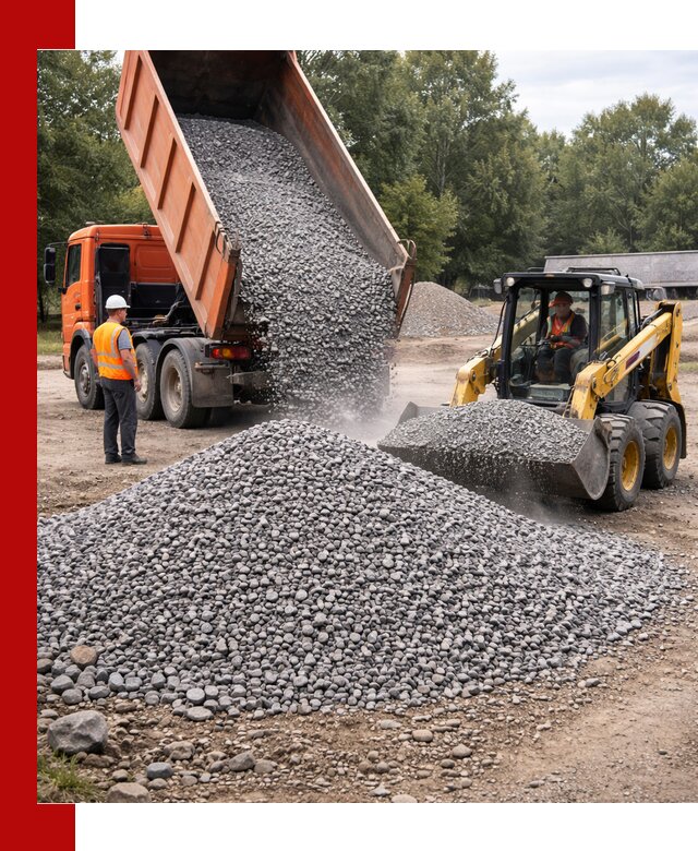 Купить гранитный щебень фракции 5–10 в Новосибирске с доставкой