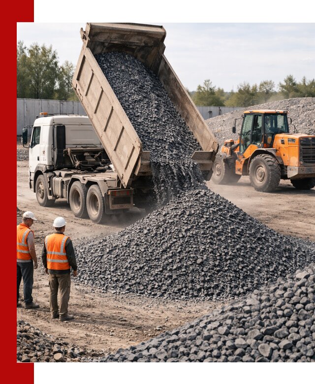Доставка и продажа щебня габбро-диабаза в Новосибирске