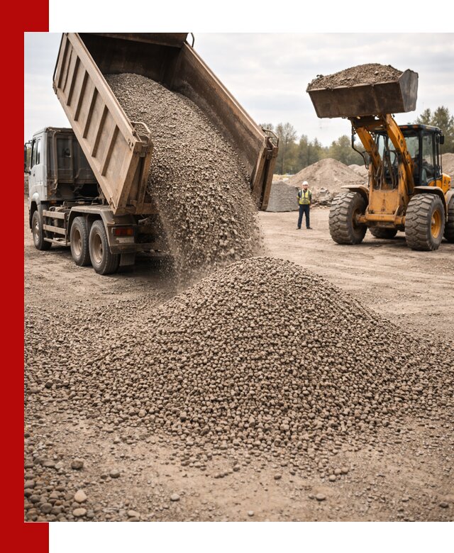 Гравийный щебень фракция 3–10 с доставкой в Новосибирске