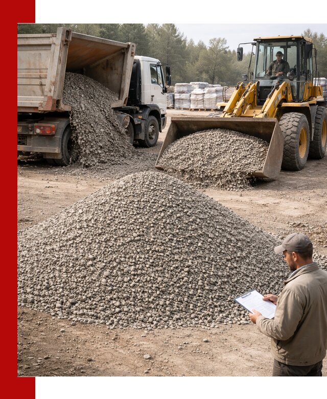Гравийный щебень фракция 5–10 с доставкой в Новосибирске