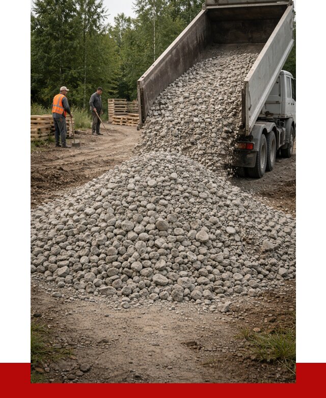 гравийный щебень фракция 70-120 в Новосибирске от 2491 р. ПРОНЕРУДНвс