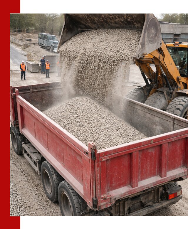 Купить известняковый щебень фракции 0-5 с доставкой в Новосибирске