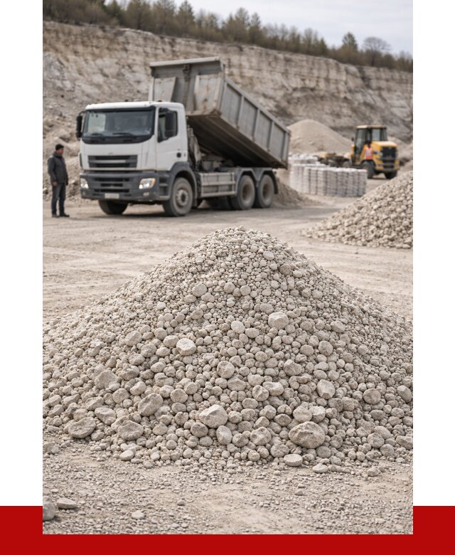 Известняковый щебень фракция 5-20 в Новосибирске, 4270 р. ПРОНЕРУДНвс