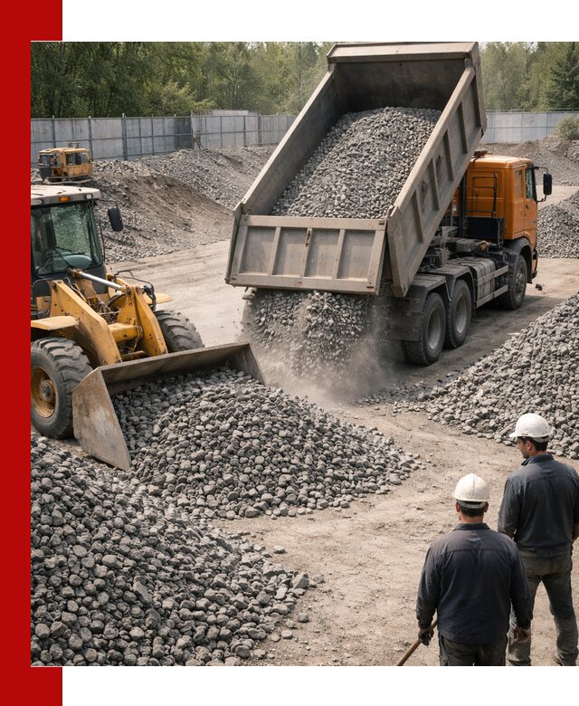Шлаковый щебень фракция 20-40 доставка и продажа в Новосибирске