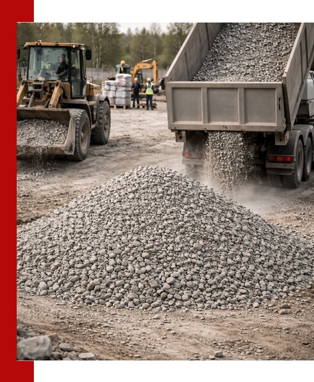 Вторичный щебень фракции 5-20 в Новосибирске — доставка и продажа крупнотоннажно