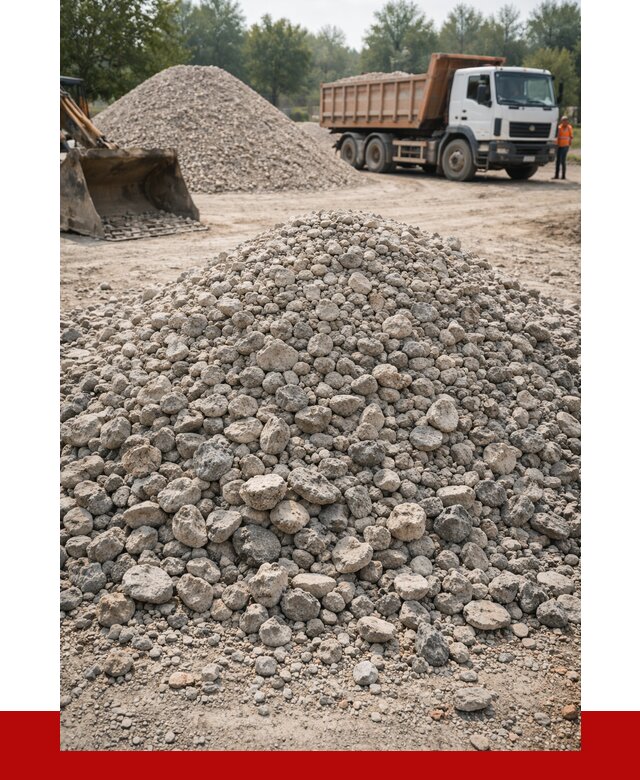 Вторичный щебень фракция 20-40 в Новосибирске от 2237 р ПРОНЕРУДНвс