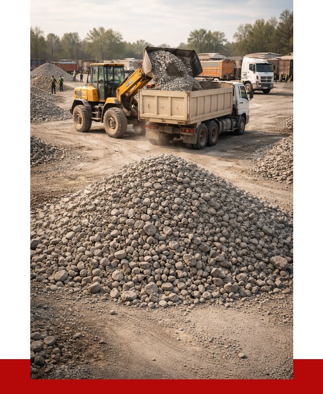 Вторичный щебень фракция 40-70 в Новосибирске от 1769 р, ПРОНЕРУДНвс