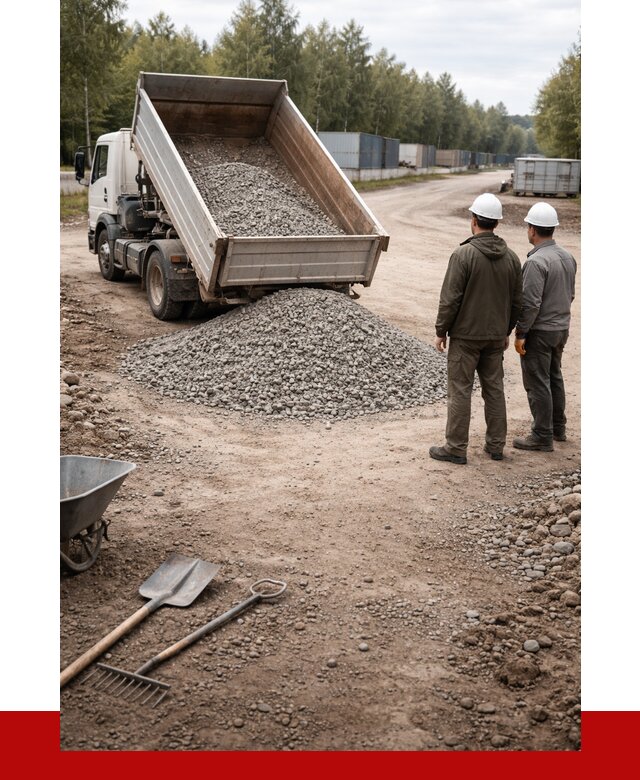 Бетонный щебень фракция 5-20 в Новосибирске от 3253 р., ПРОНЕРУДНвс