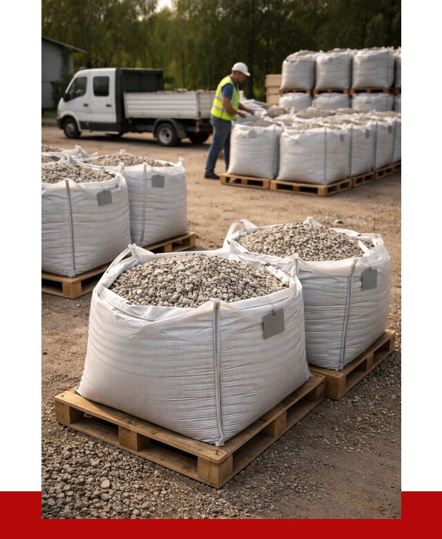 Щебень в мешках с доставкой в Новосибирске от 4270 р. | ПРОНЕРУДНвс