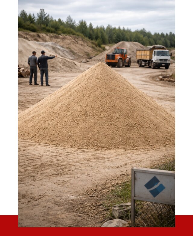 Карьерный песок навалом в Новосибирске от 1830 р. | ПРОНЕРУДНвс