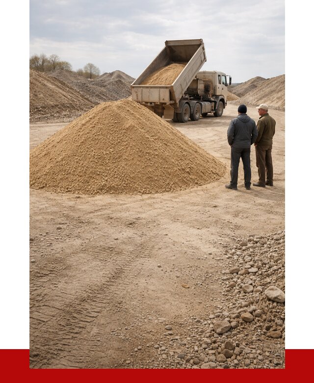 Карьерный песок крупнозернистый в Новосибирске от 8641 р | ПРОНЕРУДНвс