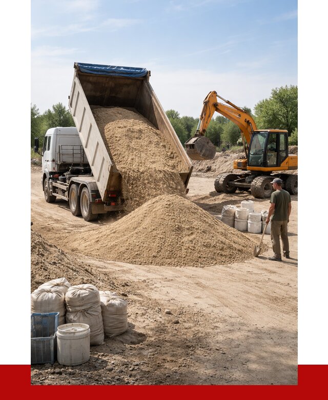 Купить речной песок в Новосибирске от 1220 р. за куб | ПРОНЕРУДНвс