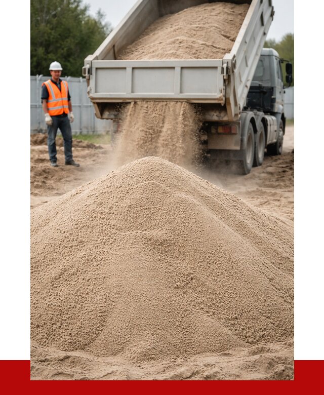 Купить сеяный песок с доставкой в Новосибирске от 2237 р ПРОНЕРУДНвс