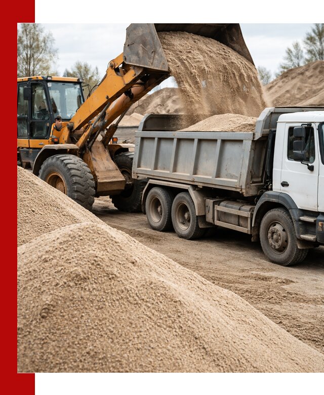 Доставка сеяного песка в Новосибирске оптом и в розницу