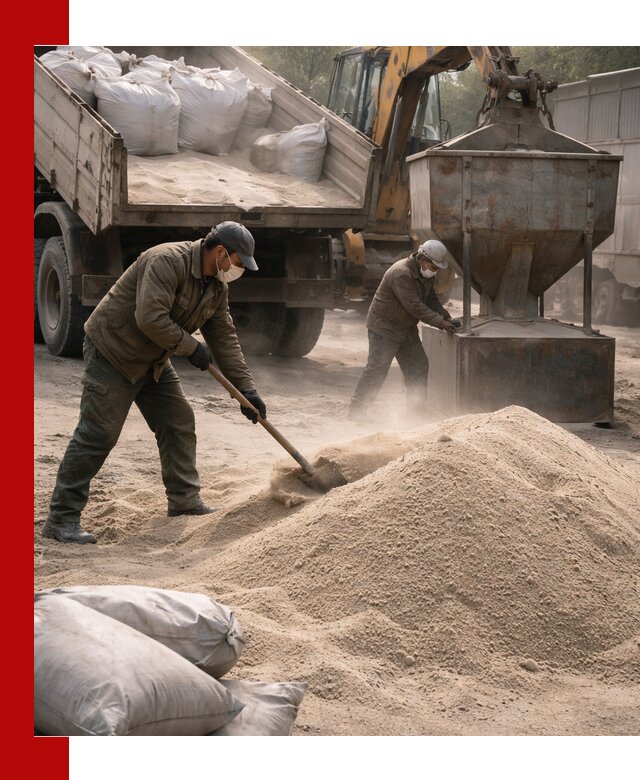 Кварцевый песок для пескоструя в Новосибирске — доставка и качество