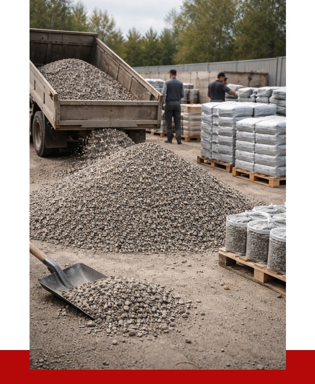 Гравий фракция 5-20 в Новосибирске купить от 2338 р. ПРОНЕРУДНвс
