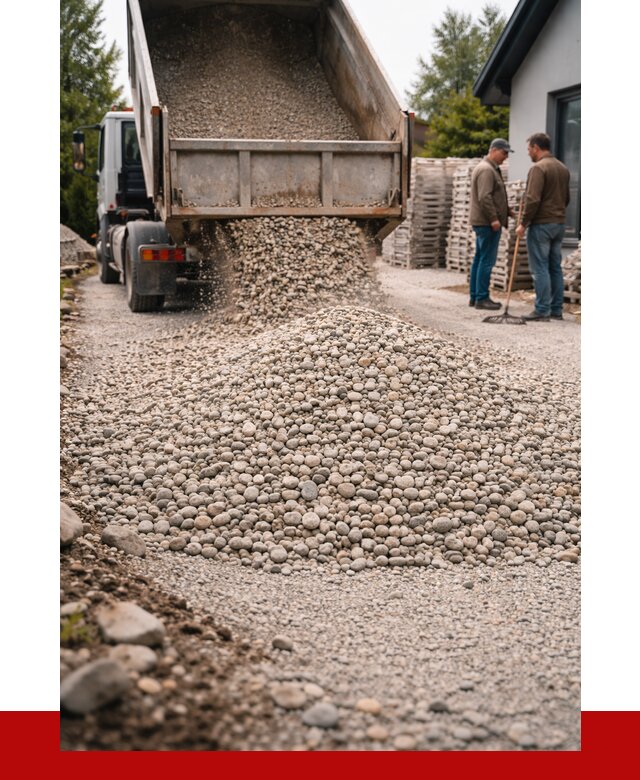 Галька речная в Новосибирске от 2745 р. с доставкой, ПРОНЕРУДНвс