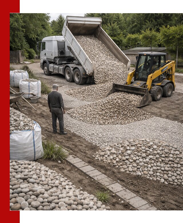 Доставка морской гальки оптом и в розницу в Новосибирске