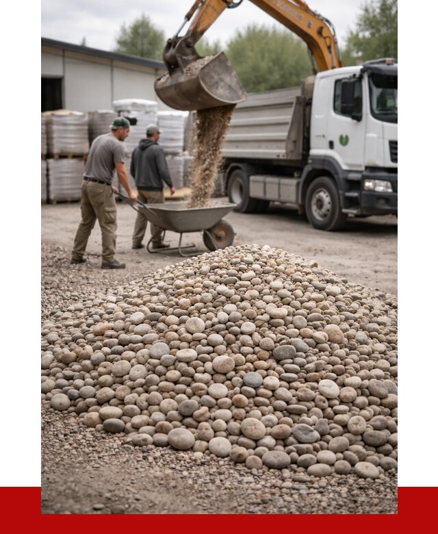 Галька декоративная в Новосибирске от 3253 р. за куб | ПРОНЕРУДНвс