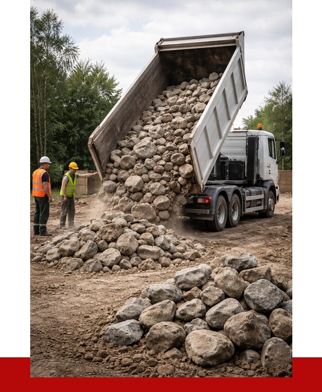 Купить булыжник в Новосибирске с доставкой от 4575 р. за куб | ПРОНЕРУДНвс