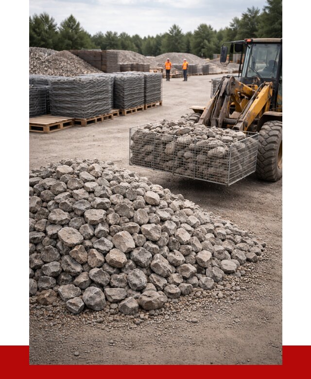 Камень для габионов фракция 70-150 в Новосибирске от 4270 р. | ПРОНЕРУДНвс