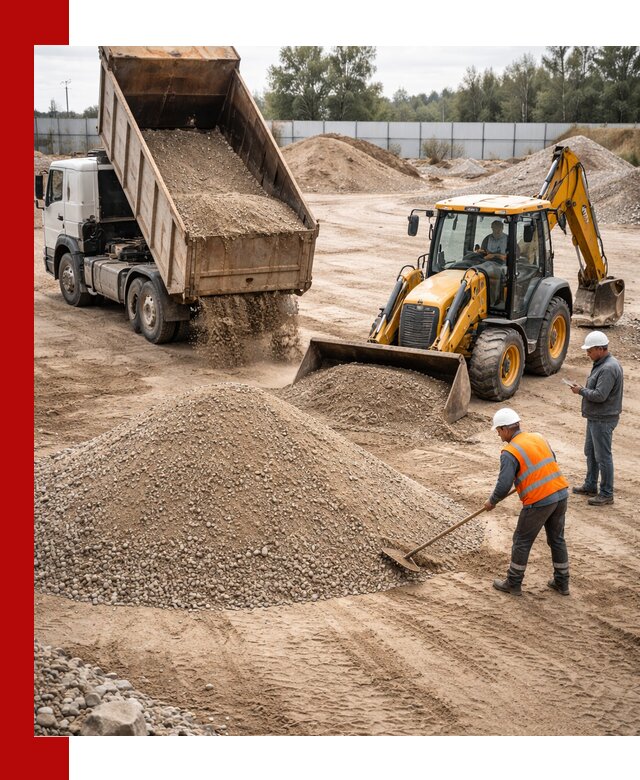 Поставка и доставка ПГС С4 в мешках и самосвалах в Новосибирске