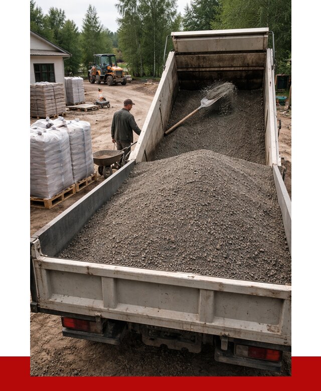 ЩПС с доставкой в Новосибирске от 2135 р. за куб | ПРОНЕРУДНвс