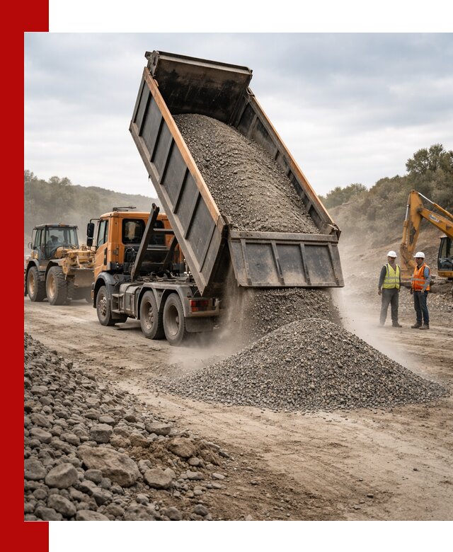 Щебёночно-песчаная смесь ЩПС С1 с доставкой в Новосибирске