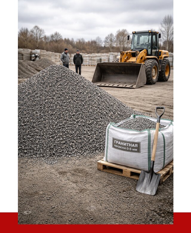 Купить гранитную крошку в Новосибирске от 4880 р. с доставкой | ПРОНЕРУДНвс