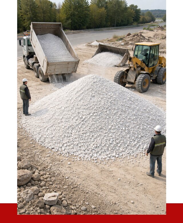 Белая мраморная крошка в Новосибирске от 4270 р. с доставкой | ПРОНЕРУДНвс