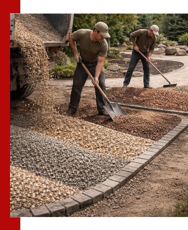 Декоративная крошка для ландшафта в Новосибирске — продажа и доставка