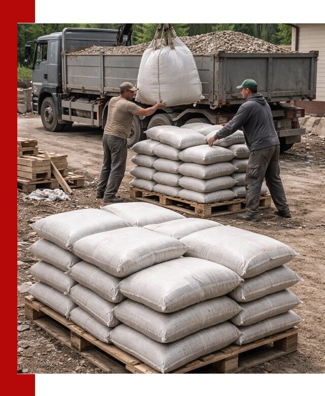 Керамзит в мешках с доставкой в Новосибирске от компании-поставщика