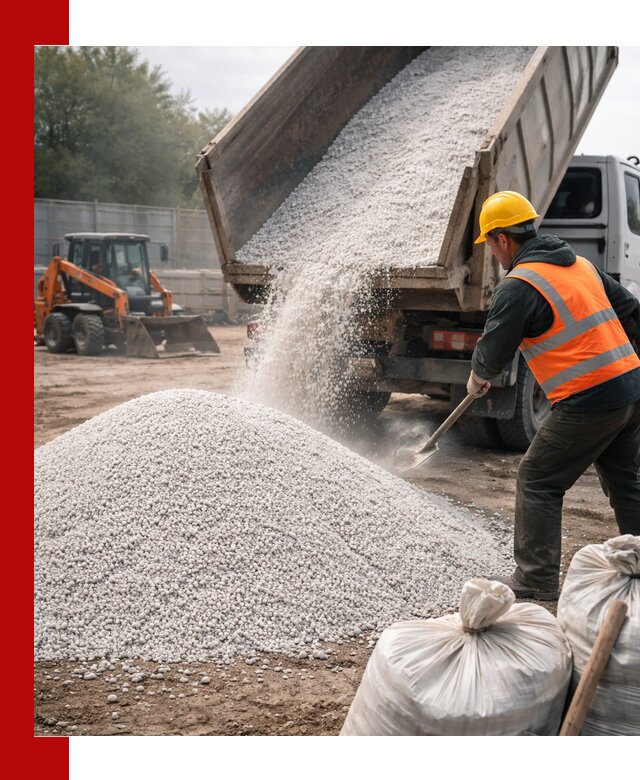 Доставка перлита вспученного в Новосибирске оптом и в розницу