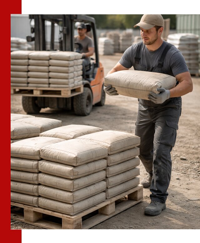 Доставка цемента в мешках оптом и в розницу в Новосибирске