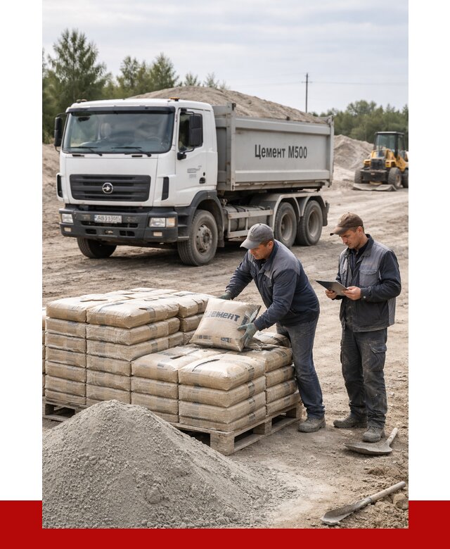 Купить цемент м500 с доставкой в Новосибирске от 5286 р. | ПРОНЕРУДНвс