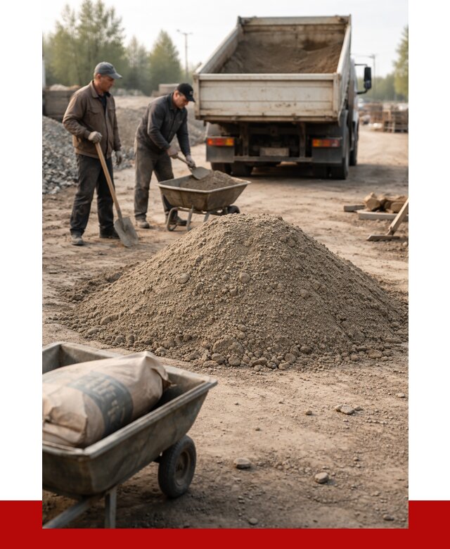 Цементно-песчаная смесь М150 в Новосибирске от 4778 р. | ПРОНЕРУДНвс