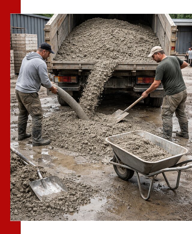 Цементно-песчаная смесь М150 доставка в Новосибирске