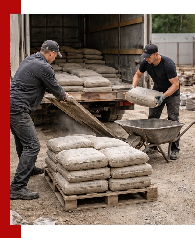 Пескобетон М300 с доставкой в Новосибирске по выгодной цене