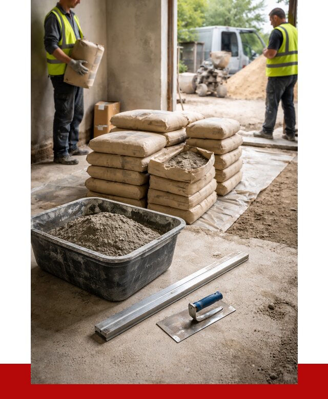 Купить сухую смесь для стяжки в Новосибирске от 4575 р. | ПРОНЕРУДНвс