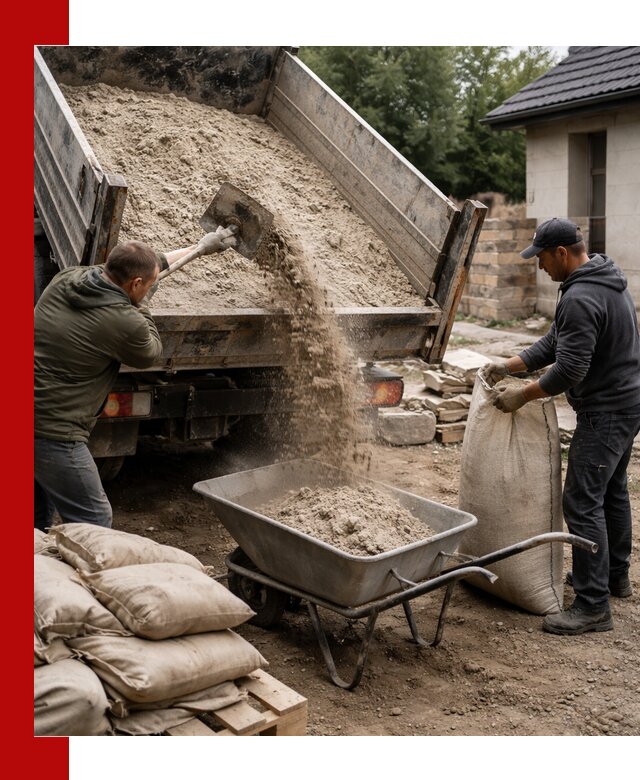 Качественная сухая смесь для кладки с доставкой в Новосибирске