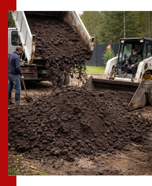 Плодородный грунт с доставкой в Новосибирске для садов и огородов
