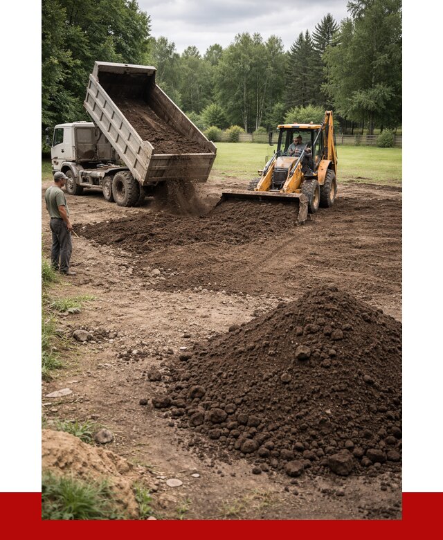 Грунт для выравнивания участка в Новосибирске от 1220 р. | ПРОНЕРУДНвс