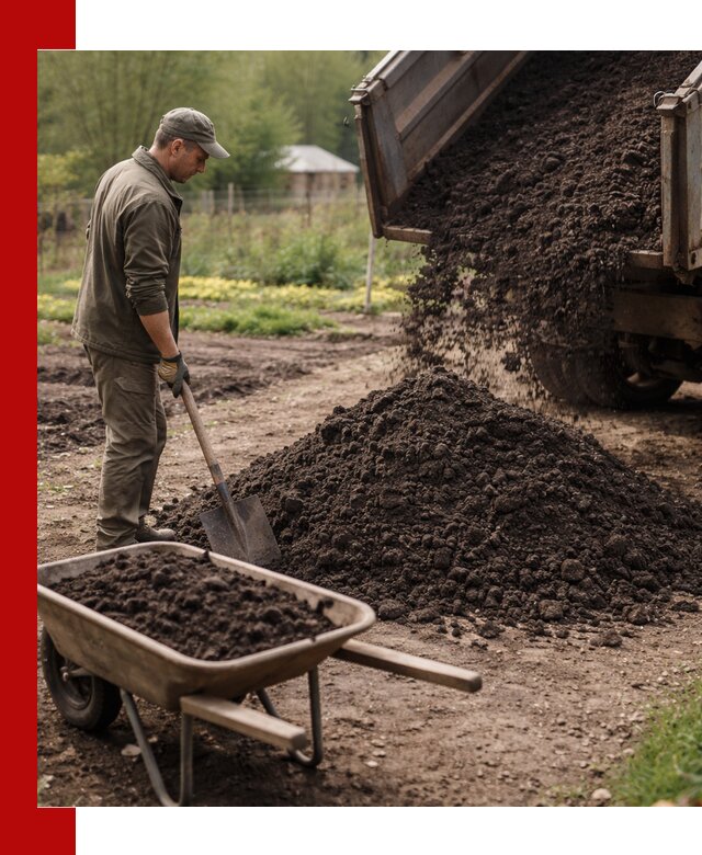 Доставка качественной земли для огорода в Новосибирске