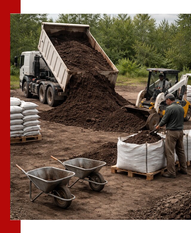 Доставка и продажа торфогрунта в Новосибирске оптом и в розницу