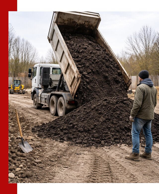 Доставка чернозема навалом в Новосибирске быстро и выгодно