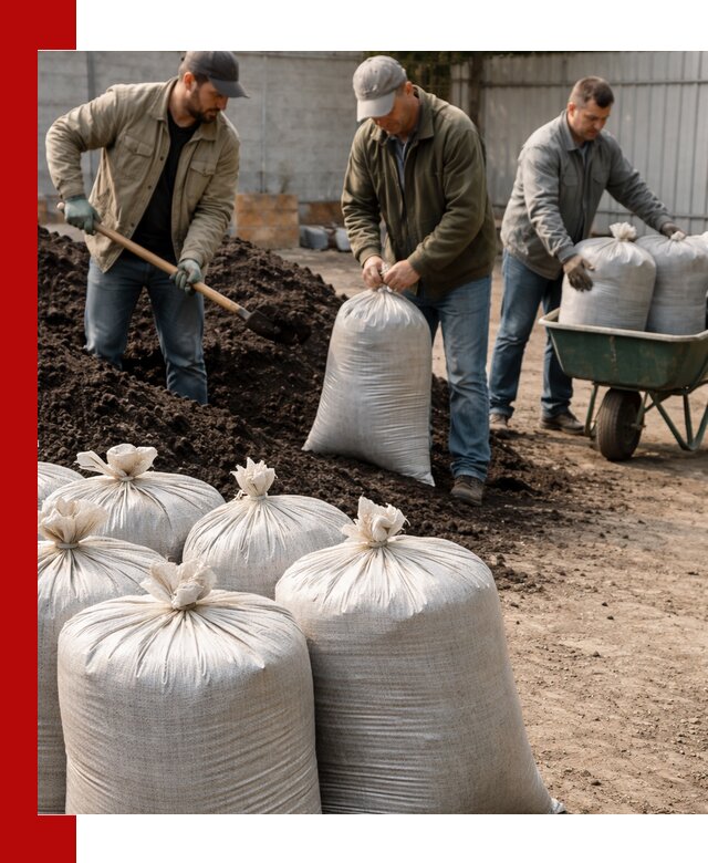 Купить чернозем в мешках с доставкой в Новосибирске