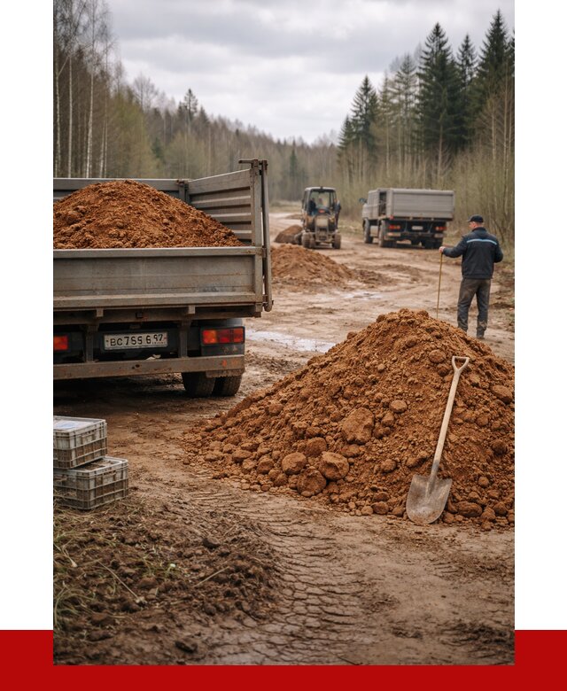 Глина и суглинки в Новосибирске от 4575 р. за куб | ПРОНЕРУДНвс
