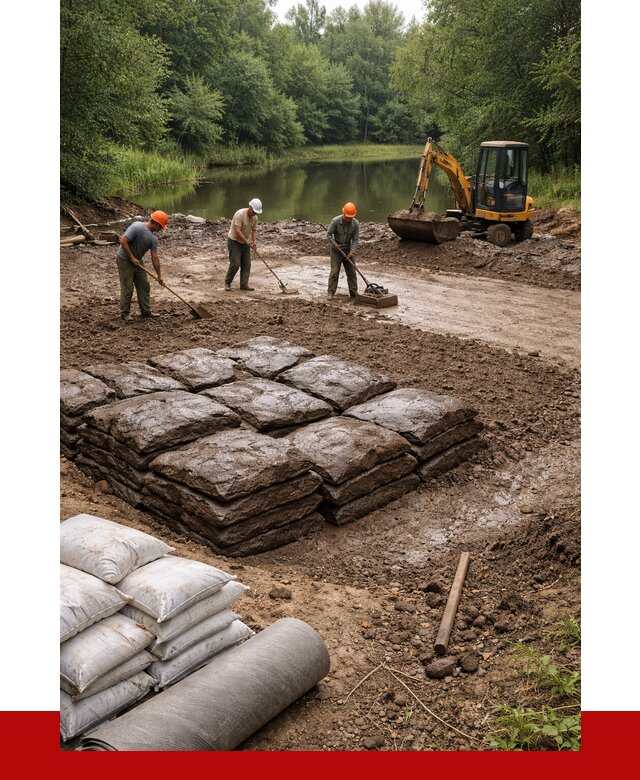 Купить глину для пруда в Новосибирске от 4575 р. с доставкой | ПРОНЕРУДНвс